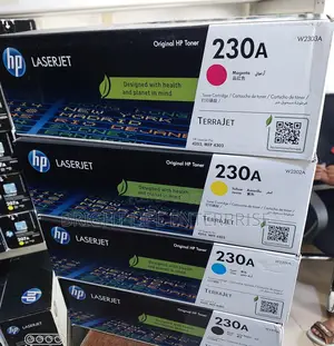 Hp Toner 230a (W2302a) Yellow, (W2301a) Cyan (W2303a)Magenta