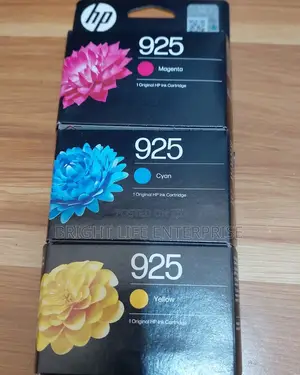 Hp 925 Cyan ,Yellow , Magenta Original Ink Cartridge