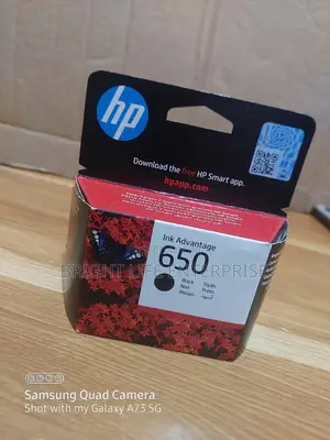 Hp 650 Black Ink Cartridge (Cz101a) for Hp Deskjet Ink Advantage