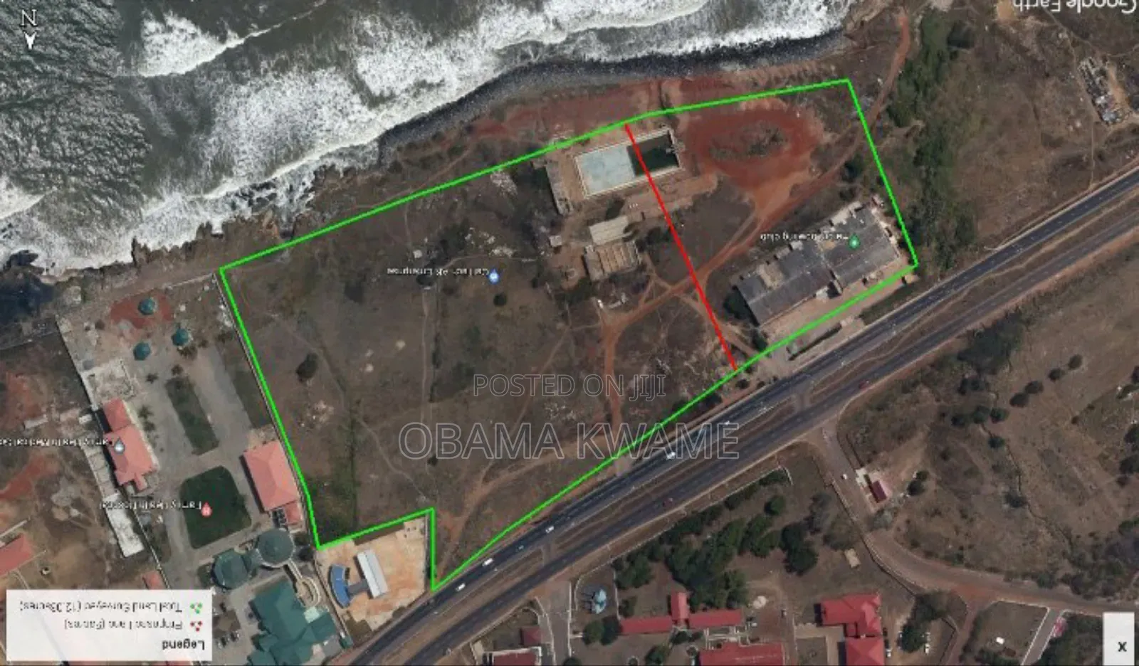 12 Acres of Beachfront Land for Sale at Kofi Annan - Teshie , Labadi