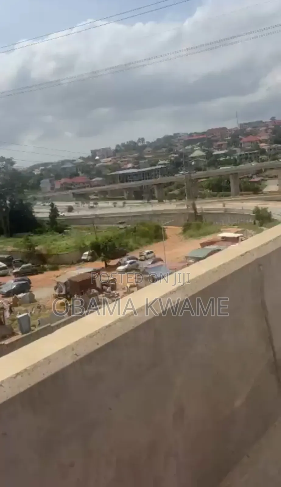 Roadside Titled 8.8 Acres of Land for Sale at Pokuase Interchange
