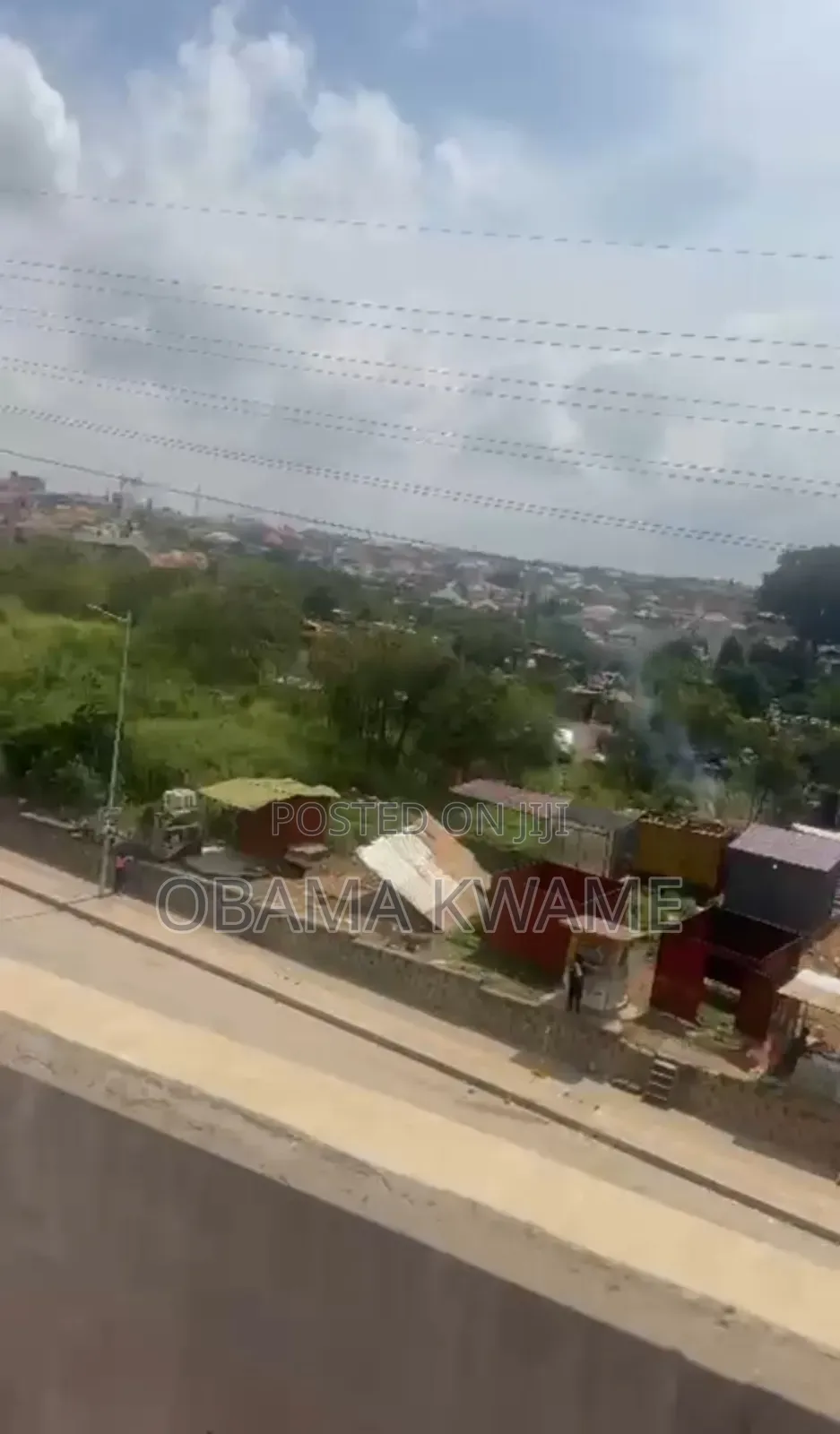 Roadside Titled 8.8 Acres of Land for Sale at Pokuase Interchange