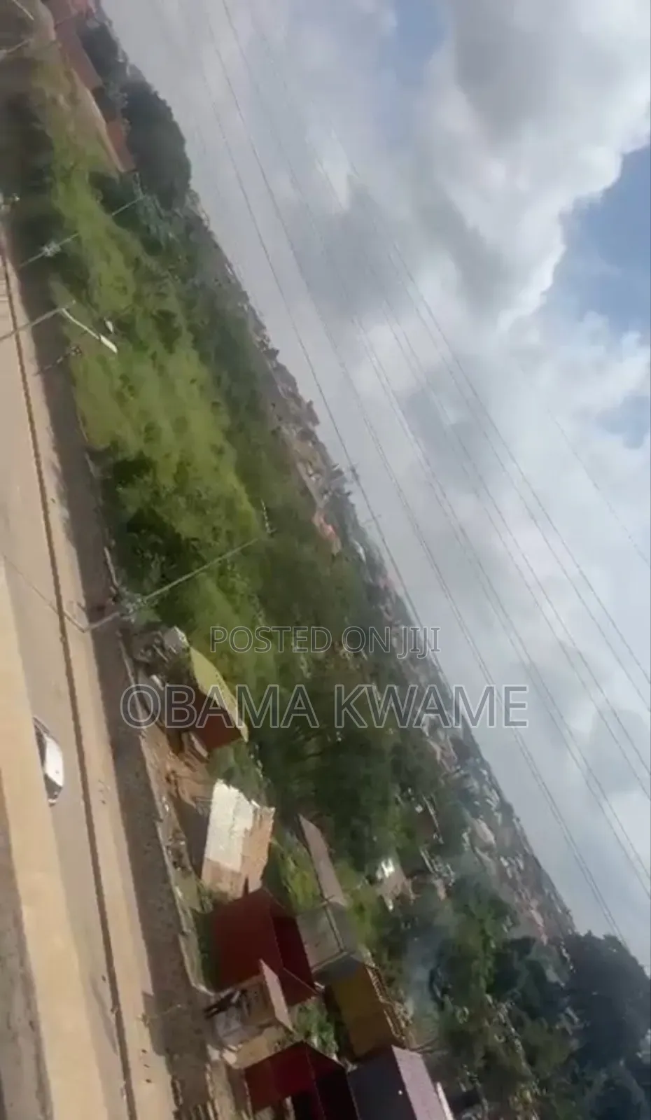 Roadside Titled 8.8 Acres of Land for Sale at Pokuase Interchange