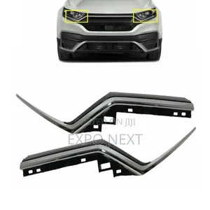 Front Bumper Grille Chrome Molding Trim For 2020-2022 Honda Crv Pair