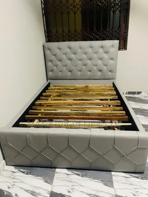 Ash Leather Bedframe