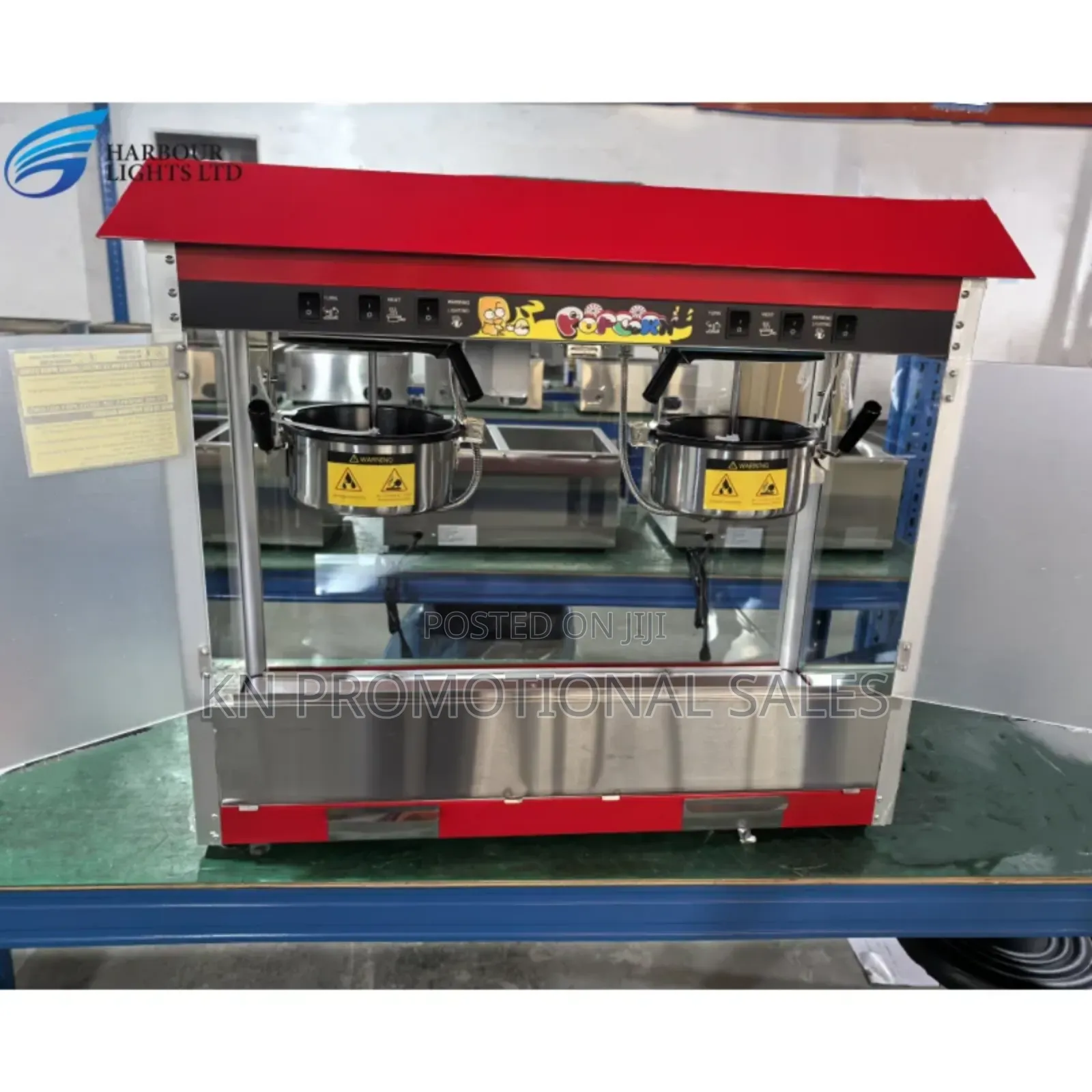 2 In 1 Popcorn Machine Double Size