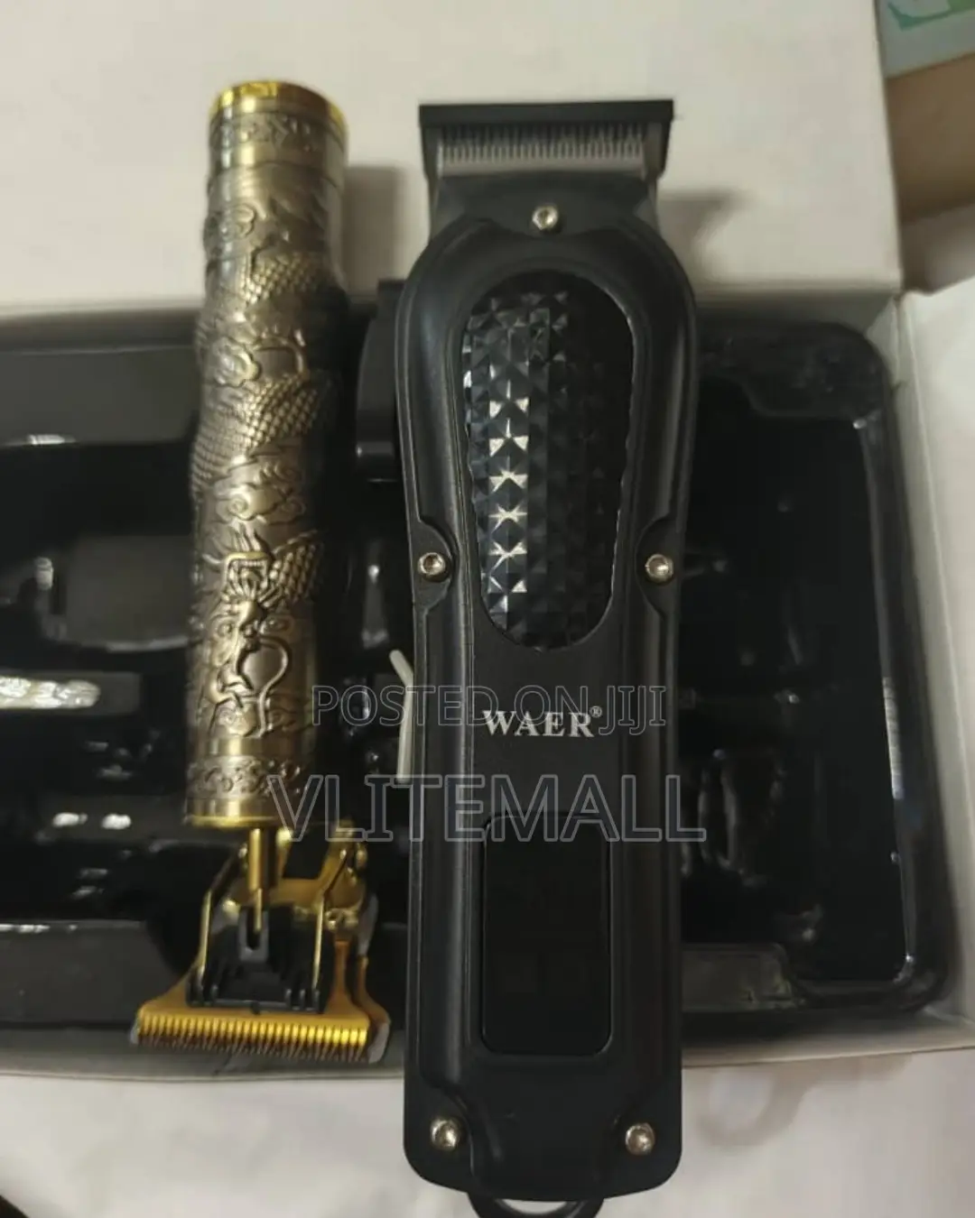 Waer Wa-6068 Professional Cordless Hair Clipper and Trimmer Set.