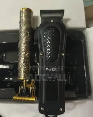 Waer Wa-6068 Professional Cordless Hair Clipper and Trimmer Set.