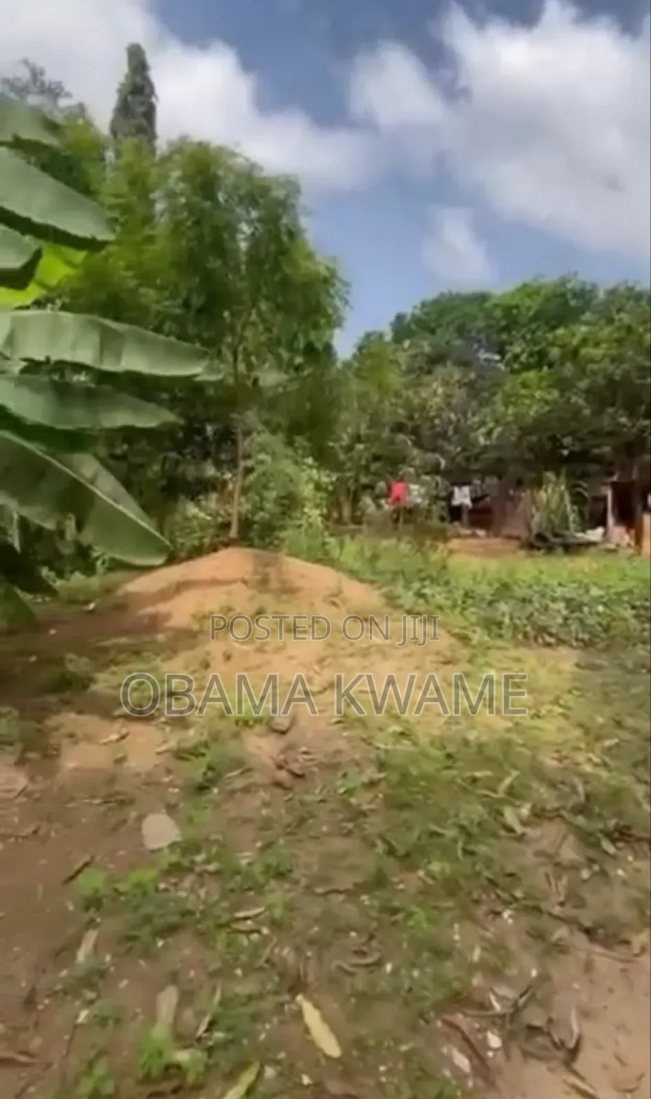 Roadside Land for Sale at Kwabenya on the Main Road to Pokuase