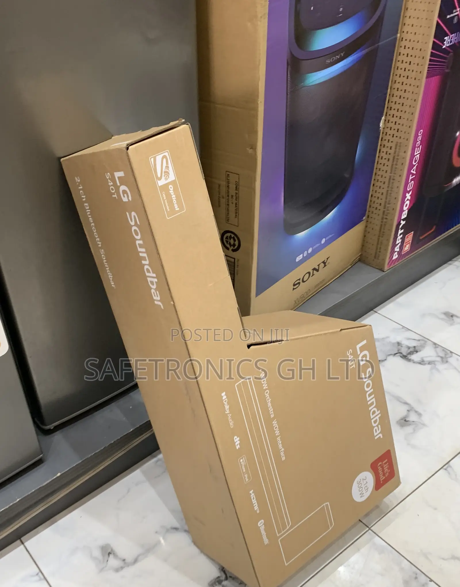 Try Out Sleek Lg 300 Watts Bluetooth 2.1ch Electric S40t Soundbar