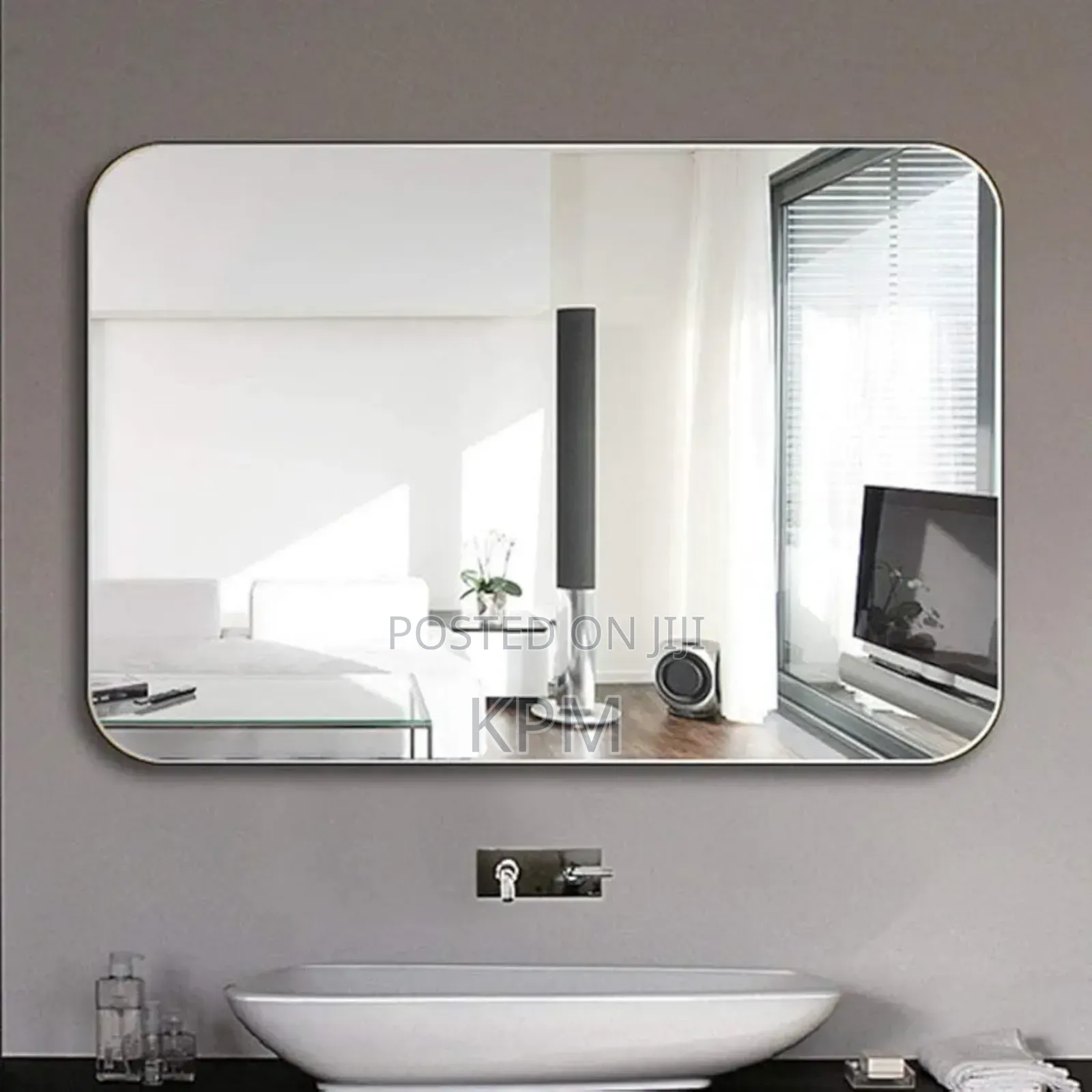 Horizontal Pivot Simple Mirror