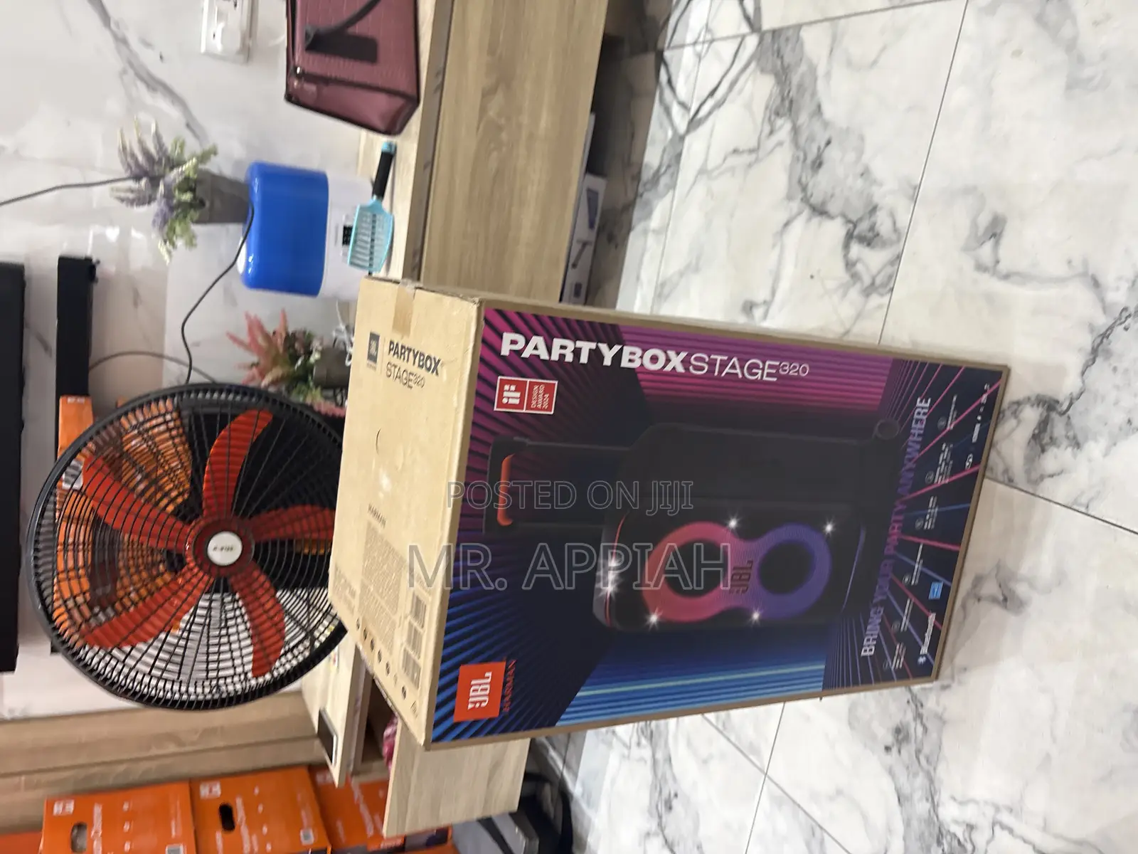 Quality JBL-Partybox320-Bk Portable Wireless Speaker(Black).