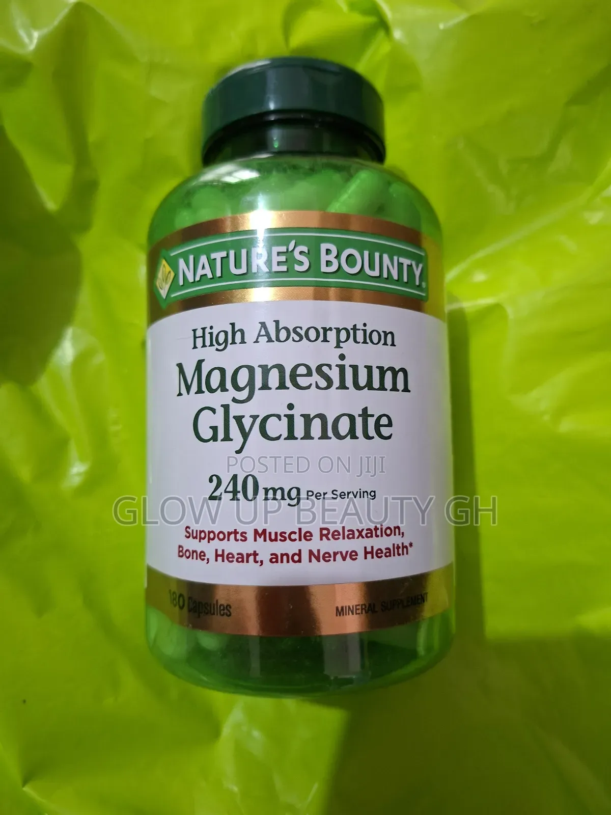 Nature Bounty Magnesium Glycinate 180 Capsules