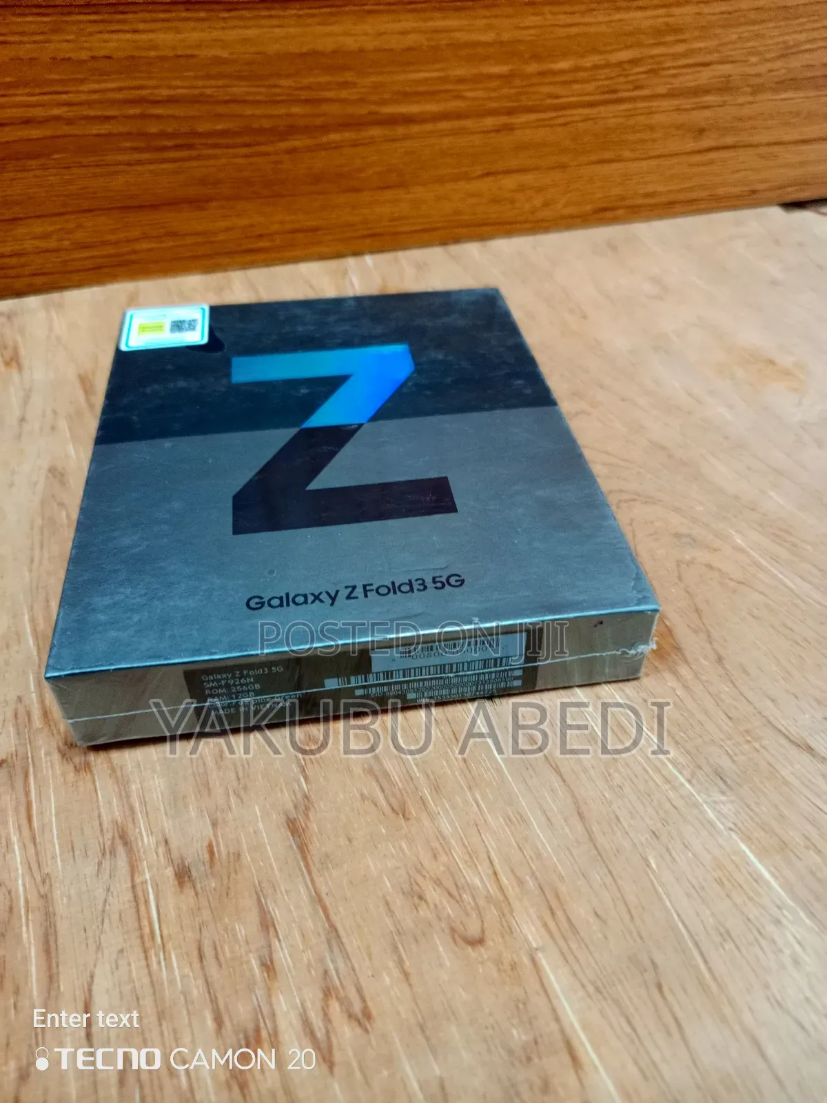 New Samsung Galaxy Z Fold 3 256 GB Gray