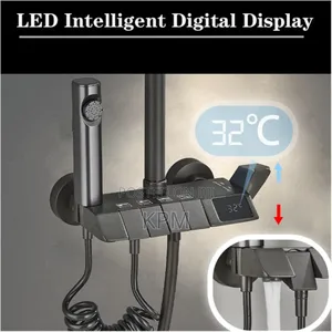 Digital Temperature 4 in 1 Led Dual Shower