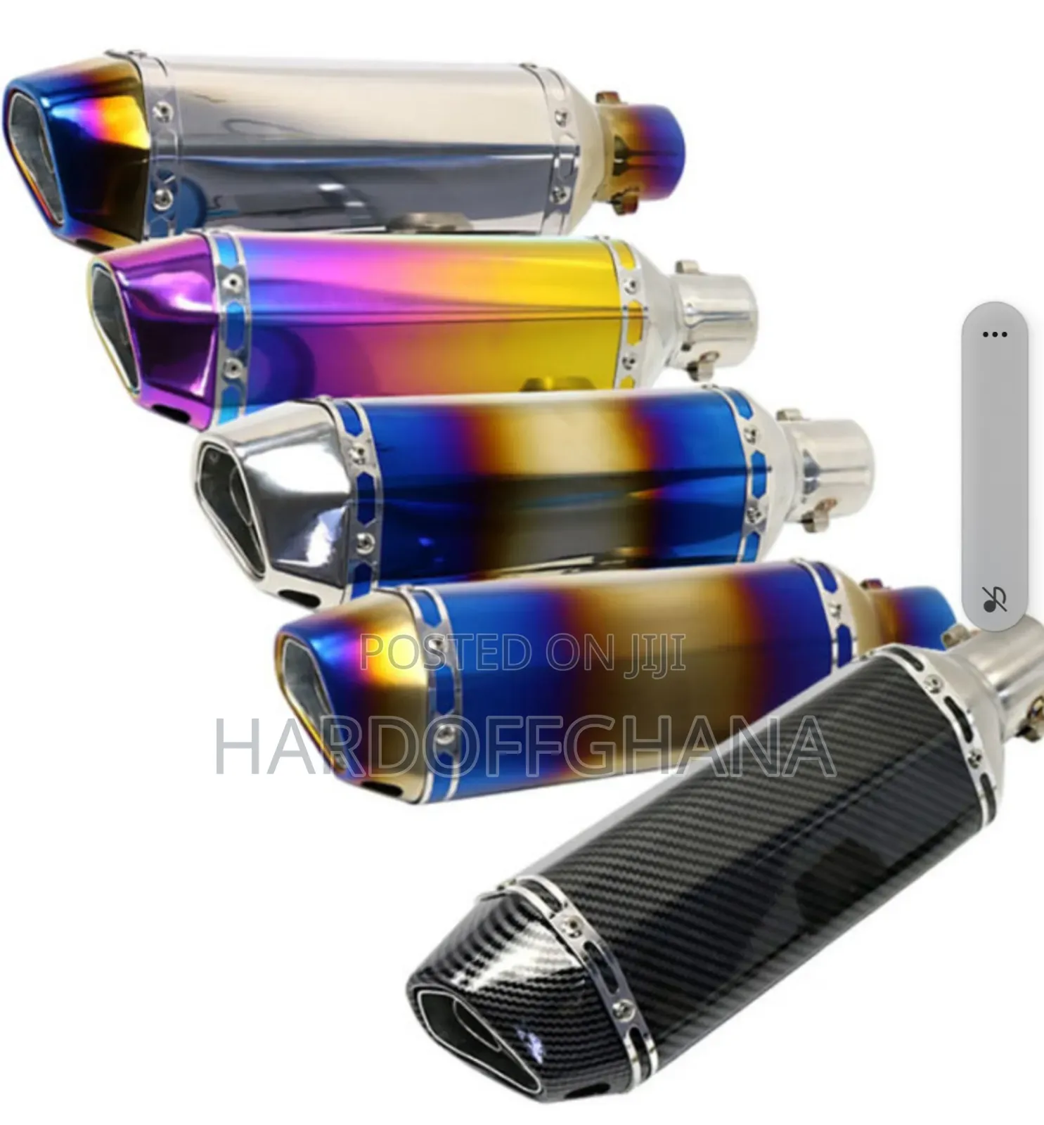 Carbon Fiber Motorcycle Exhaust Pipe