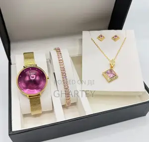 Gold Tone Luxury Jewelry Gift Set - Timeless Elegance