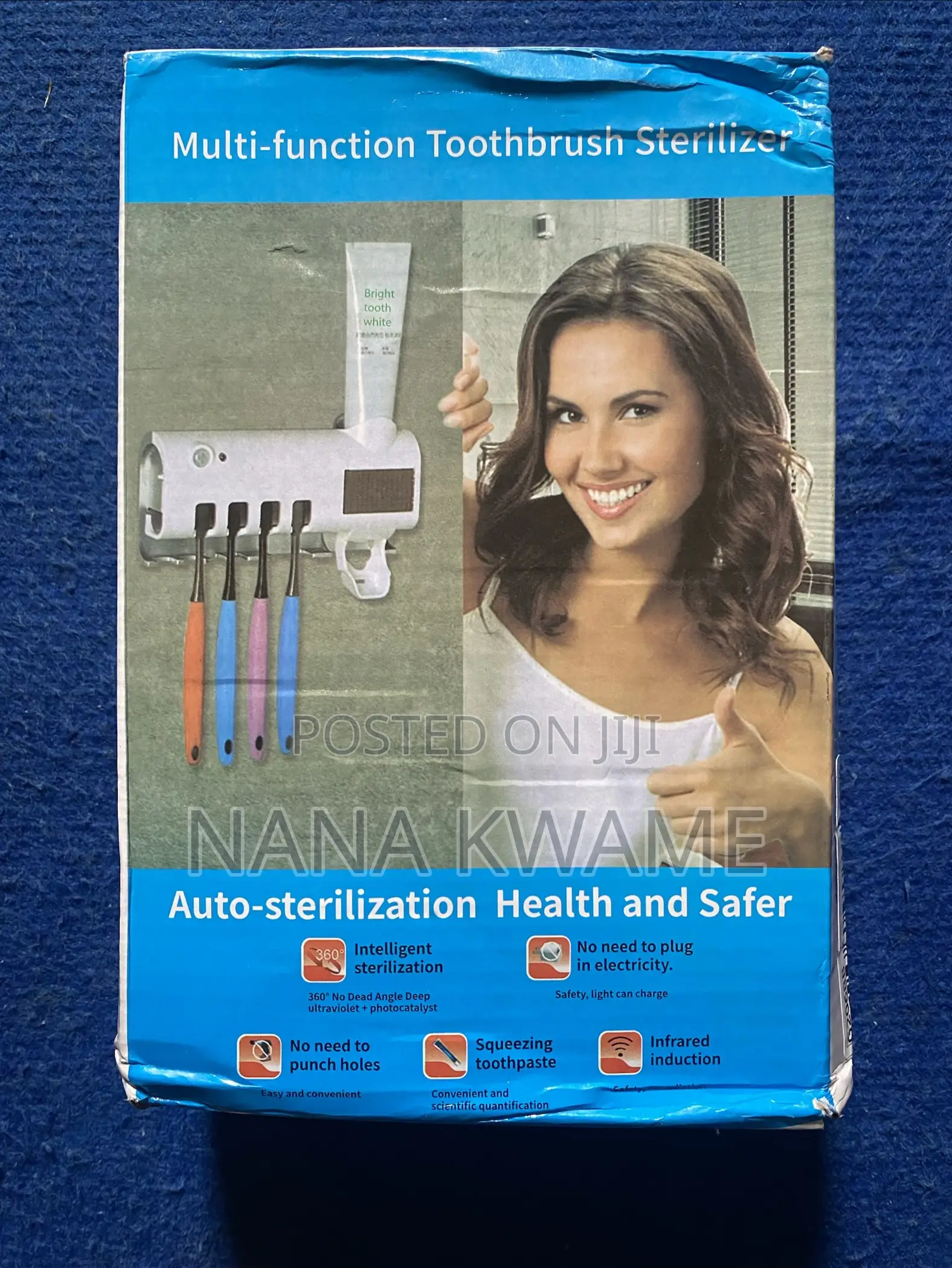 Electric Toothbrush Sterilizer Toothpaste Dispenser