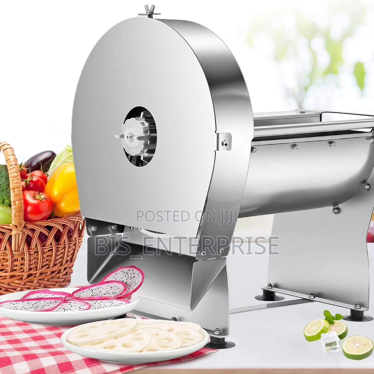 Commercial Electric Vegetable and Fruit Slicer Machine