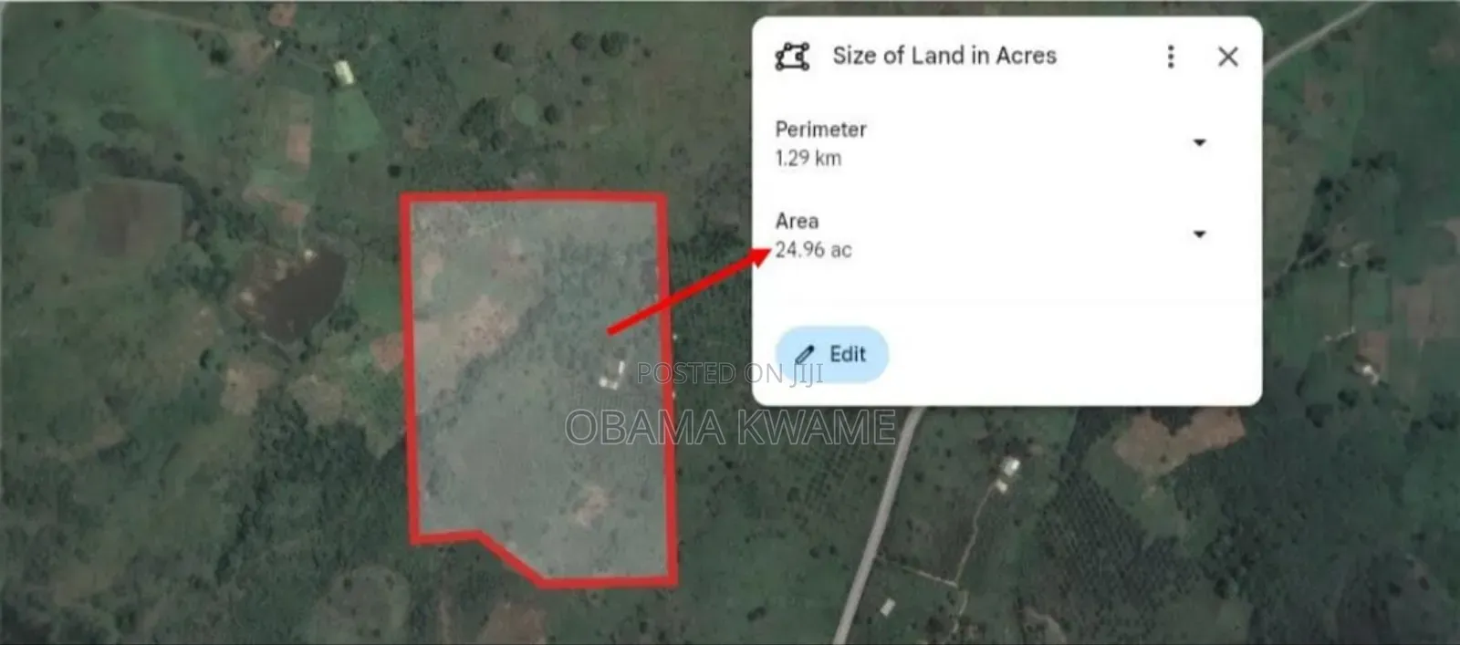 25 Acres of Farm Land for Sale at Gomoa Ayensuadze