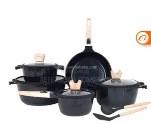 MGC 11pcs Modern Die Casting Aluminum Ceramic Non-Stick Cookware Set