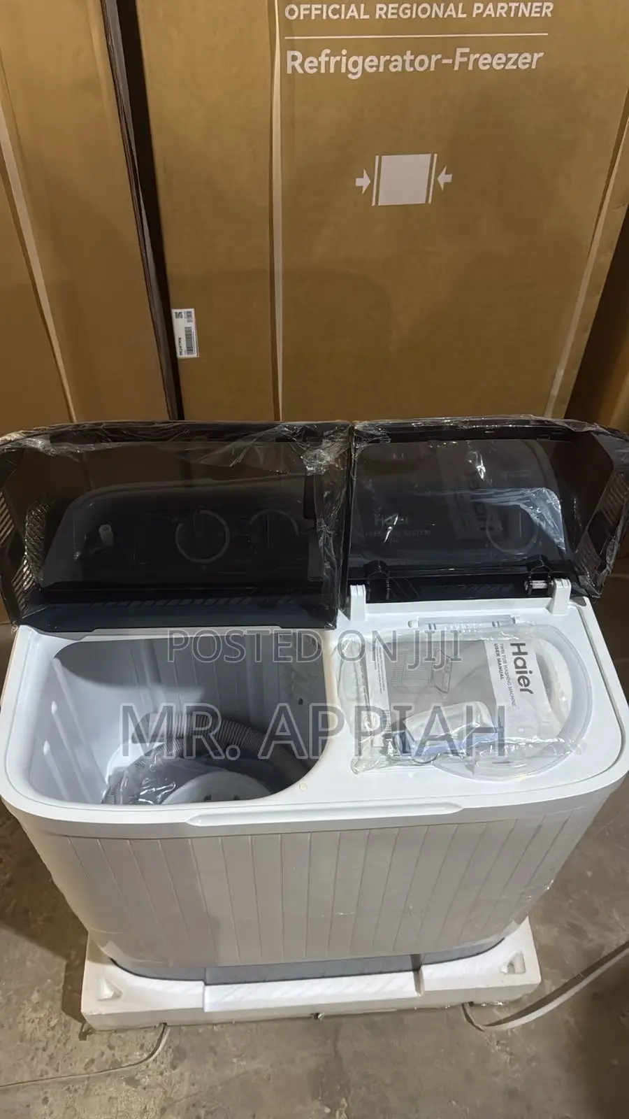 Sealed in Box Haier 7kg Twin Tub Semi-Automatic Washing Machine 