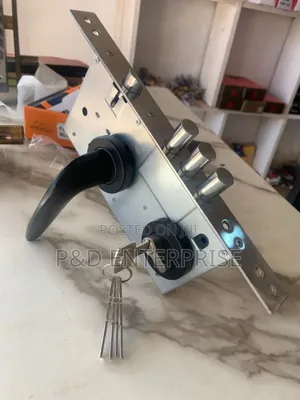 Quality Turkish Door Lock With Black Handle.
