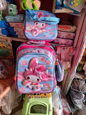 School Bag With Lunch Bag and Pencil Case 4 to 7 Years