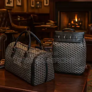 A Set of Goyard Boston Duffel Bag /Goyard Cisalpin Backpack.