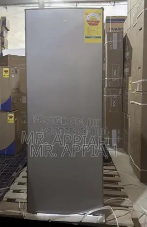 Fast Cooling TCL 168liters Upright Standing Freezer(Gray) 