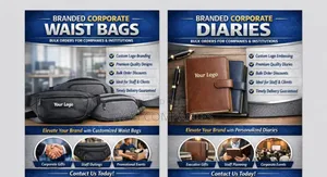 Branded Corporate Gift Items – Waist Bags Diaries (Bulk Orders)
