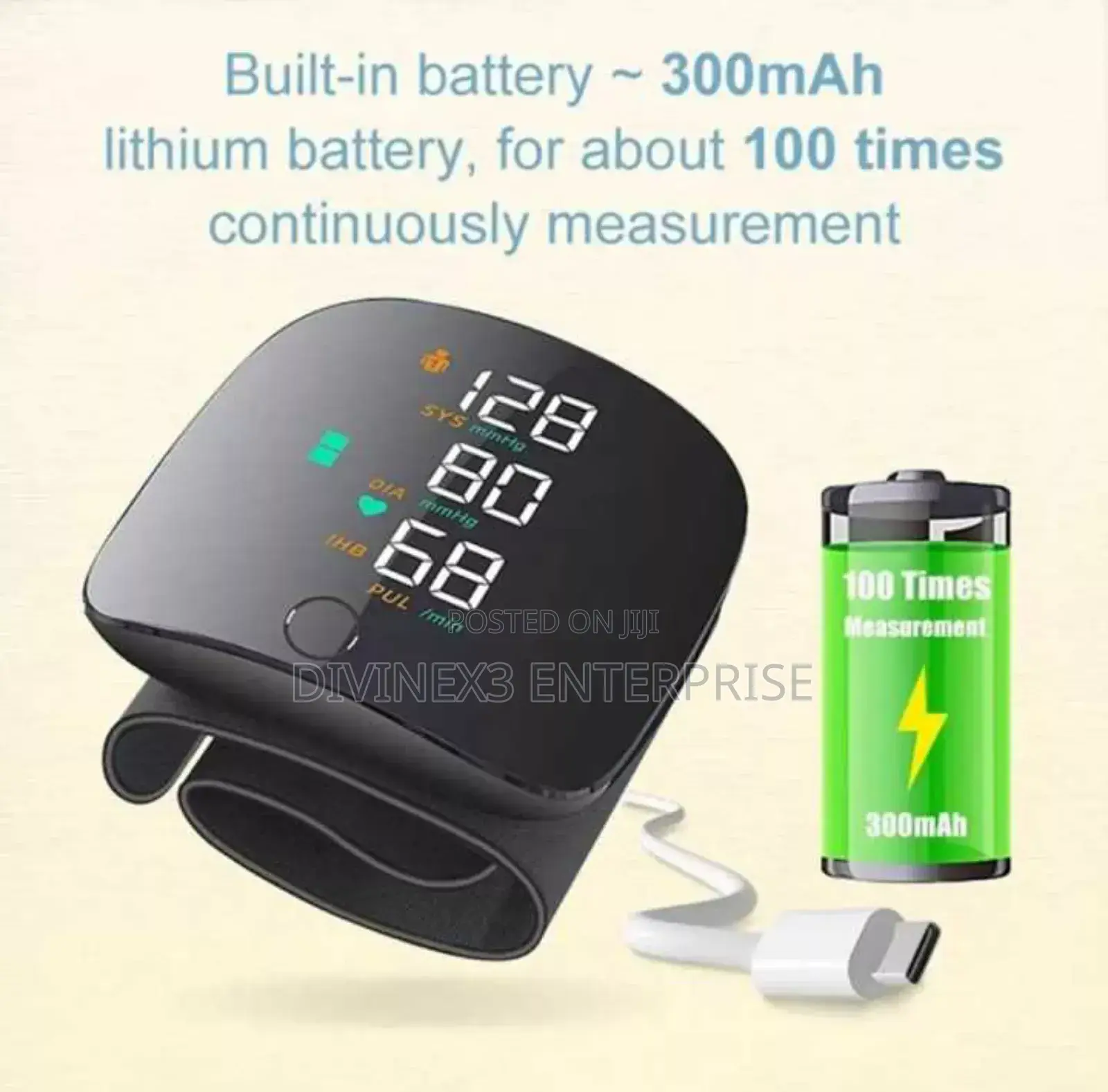 Rechargeable Blood Pressure Monitor With Voice Out
