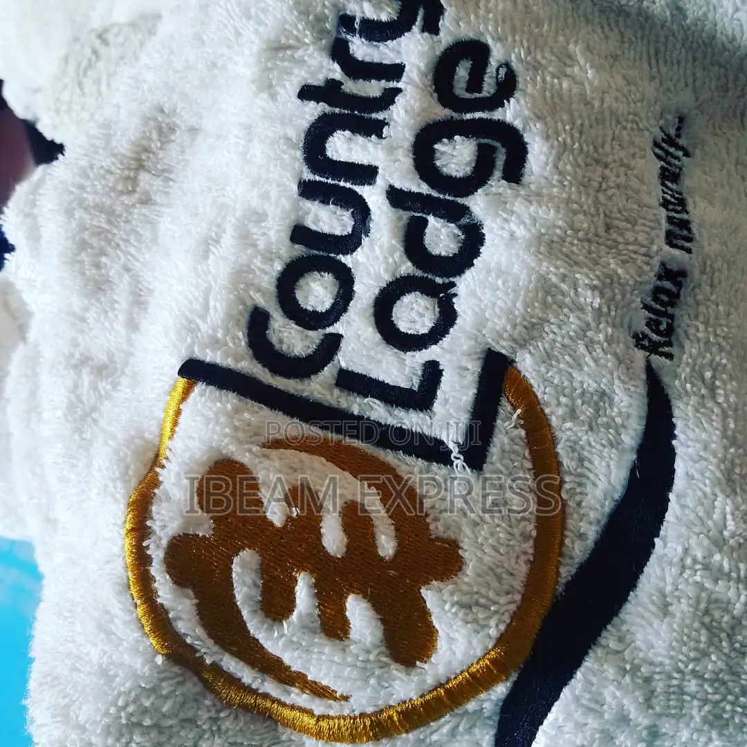 Embroidery on Bath and Saloon Towels