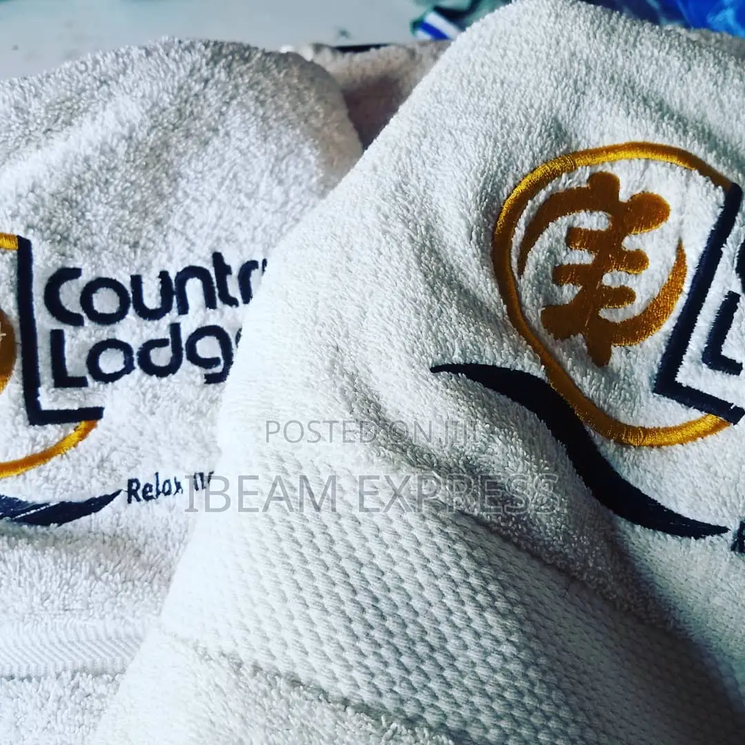 Embroidery on Bath and Saloon Towels