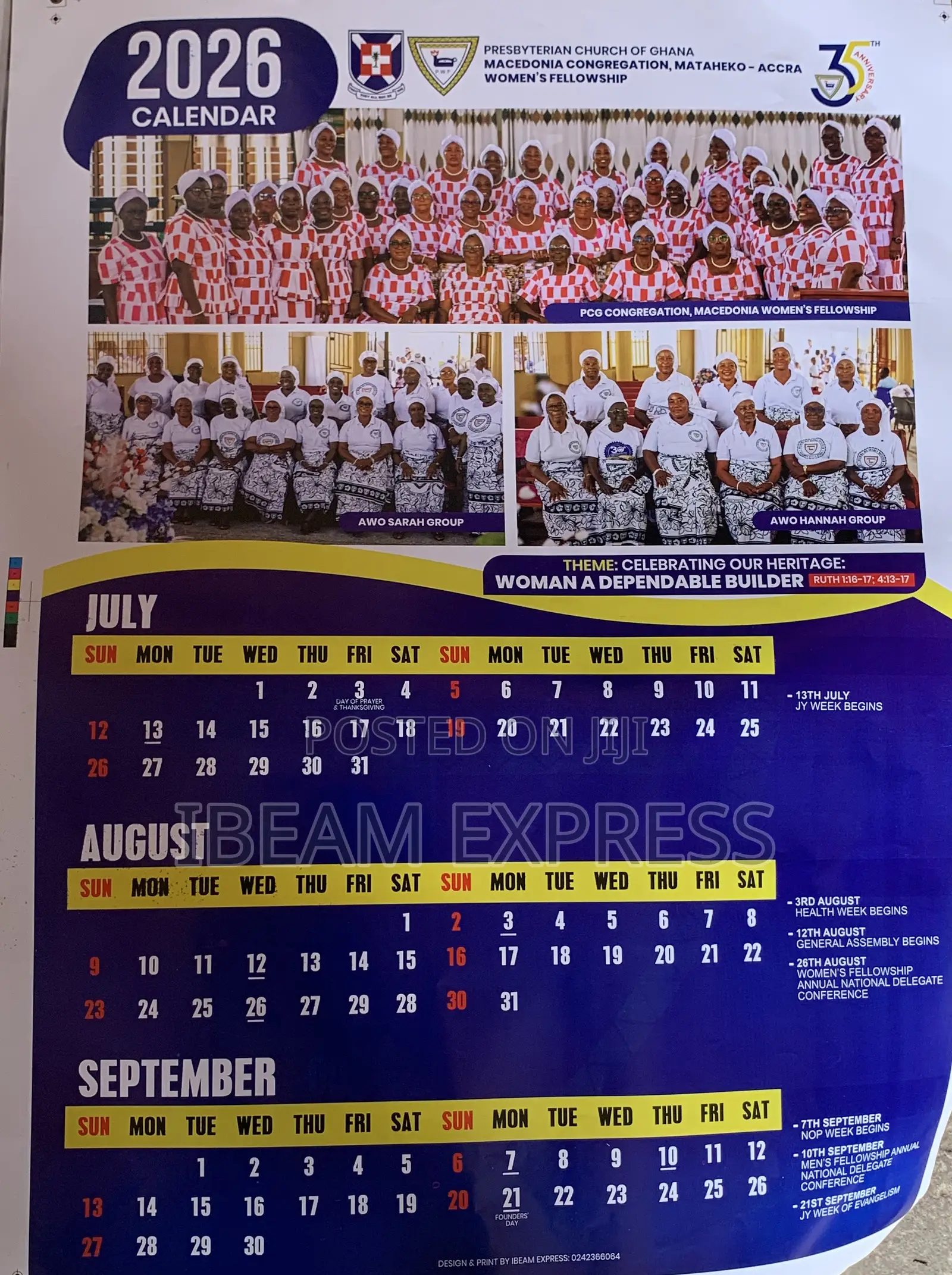 Calendar Printing