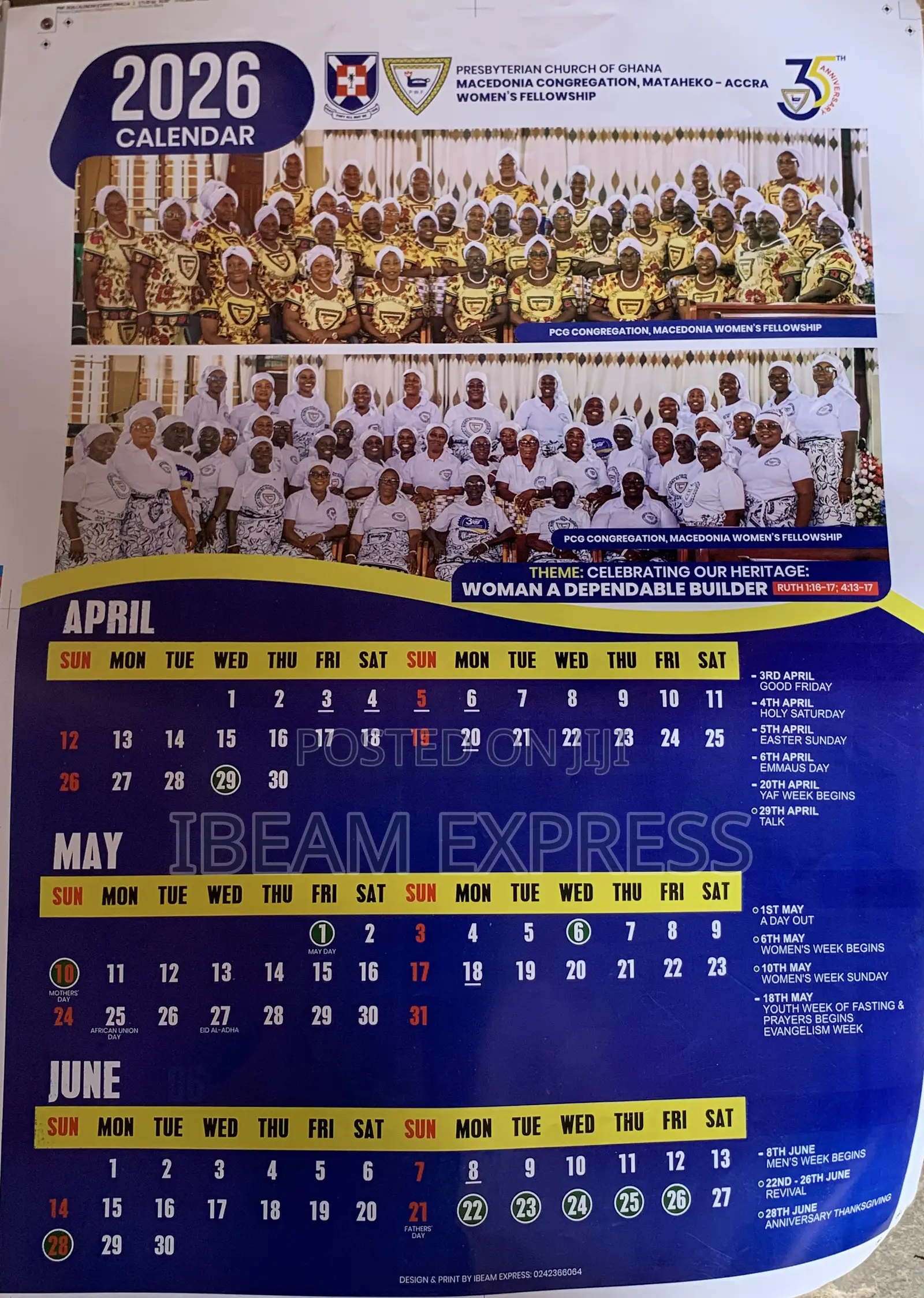 Calendar Printing