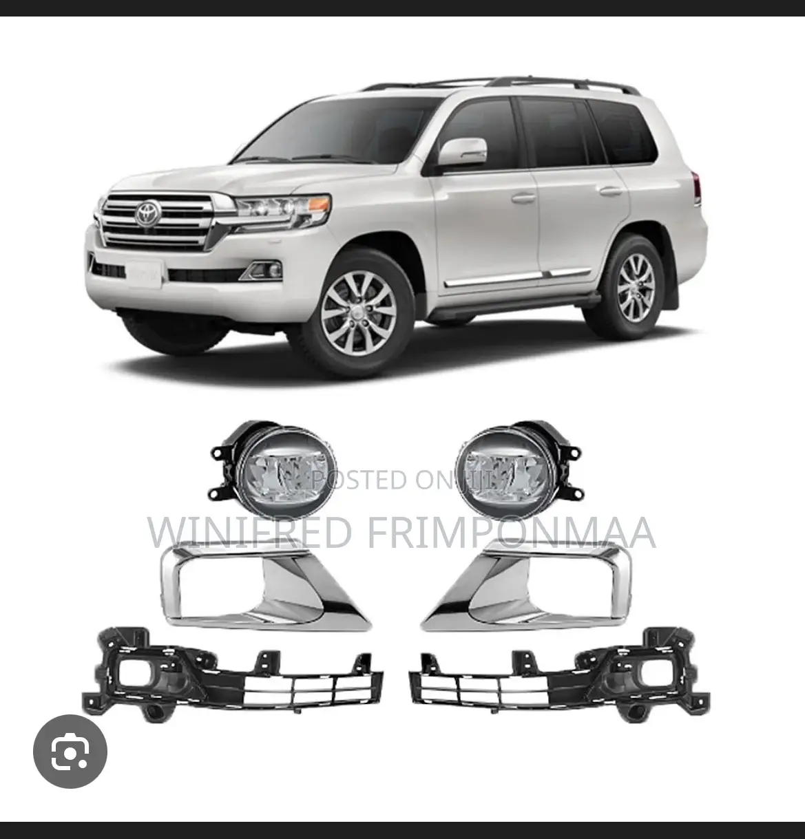 Toyota Land Cruiser 2016 Fog Light And Cover