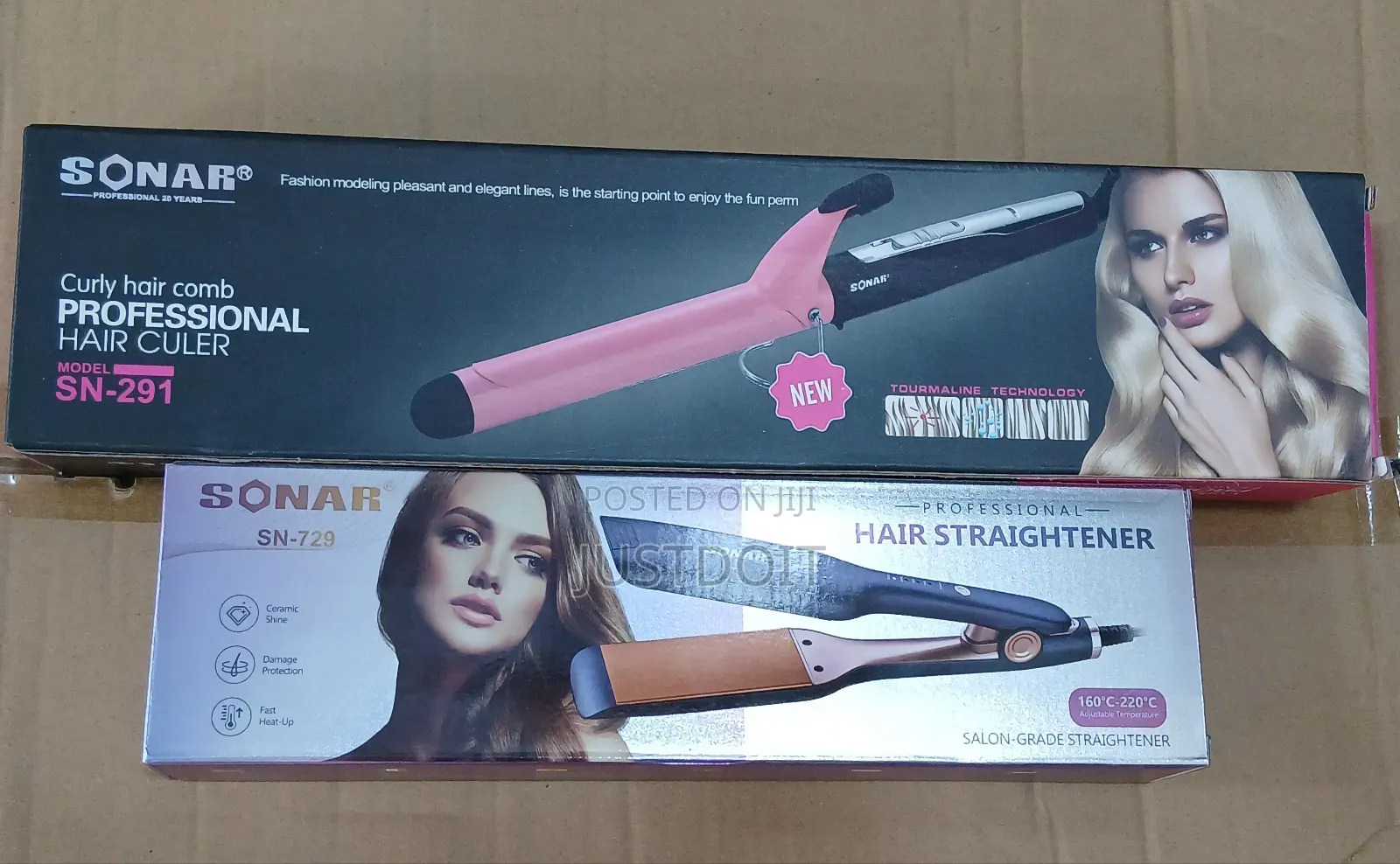 Sonar Hair Straightener + Sonar Hair Curler Combo