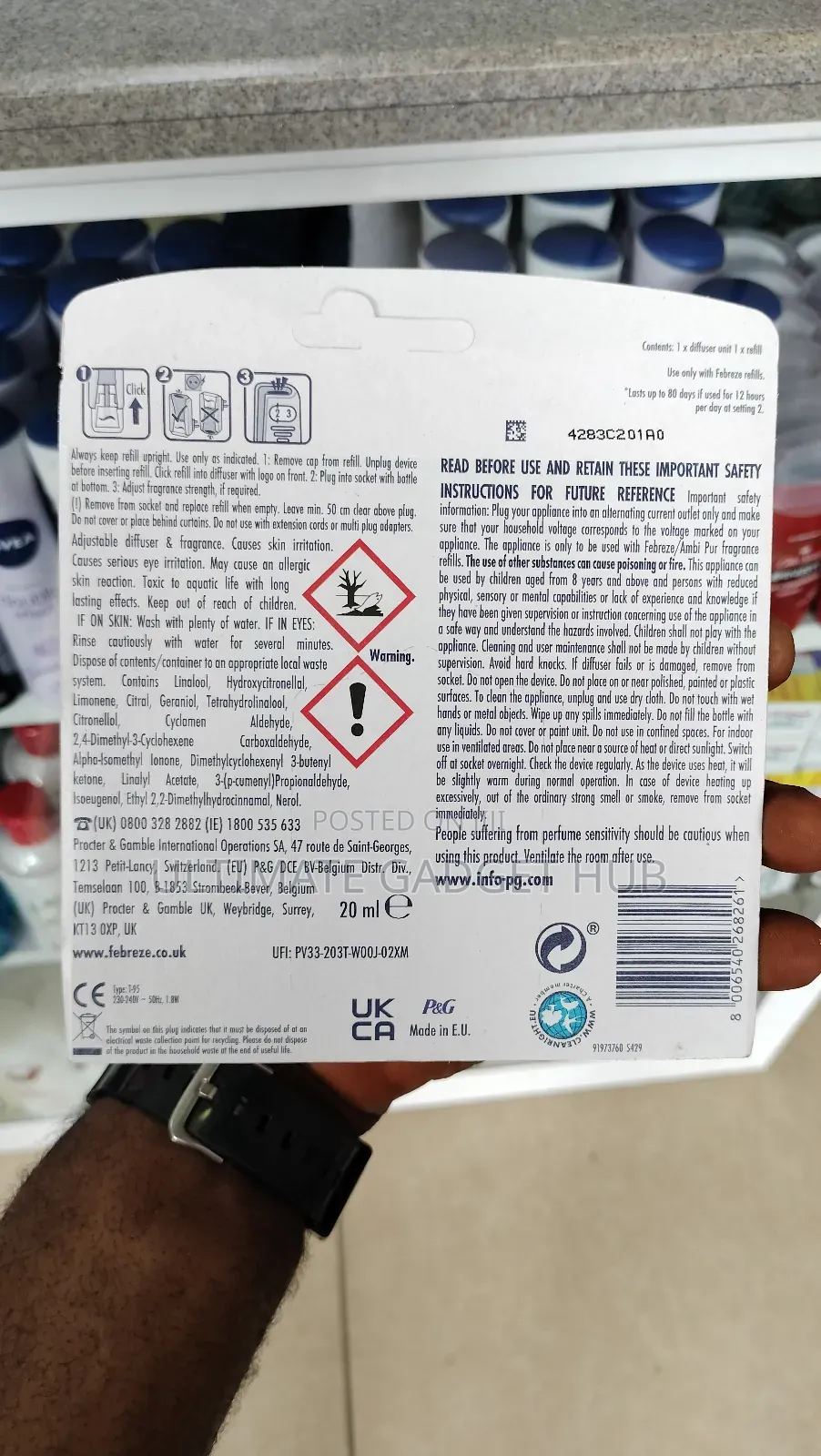 Plug-in Air Freshener (Febreze/Ambi Pur)