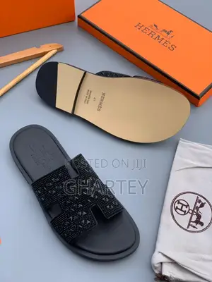 Men’S Luxury Hermes Stones Design Slippers