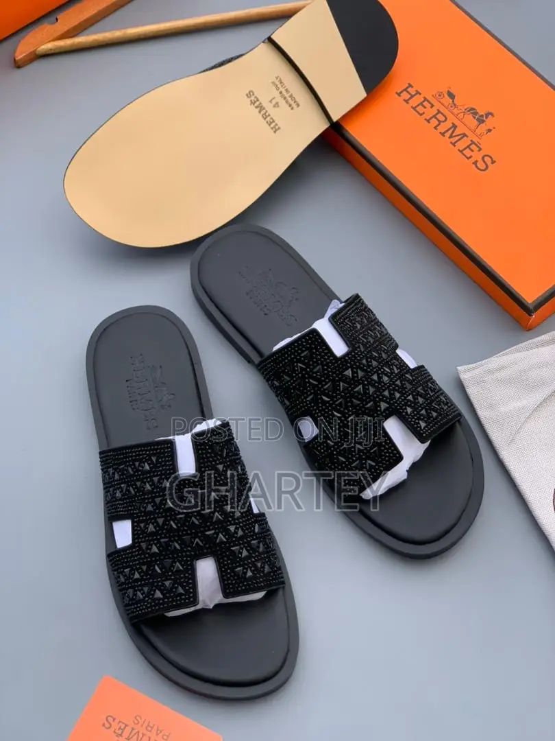 Men’S Luxury Hermes Stones Design Slippers