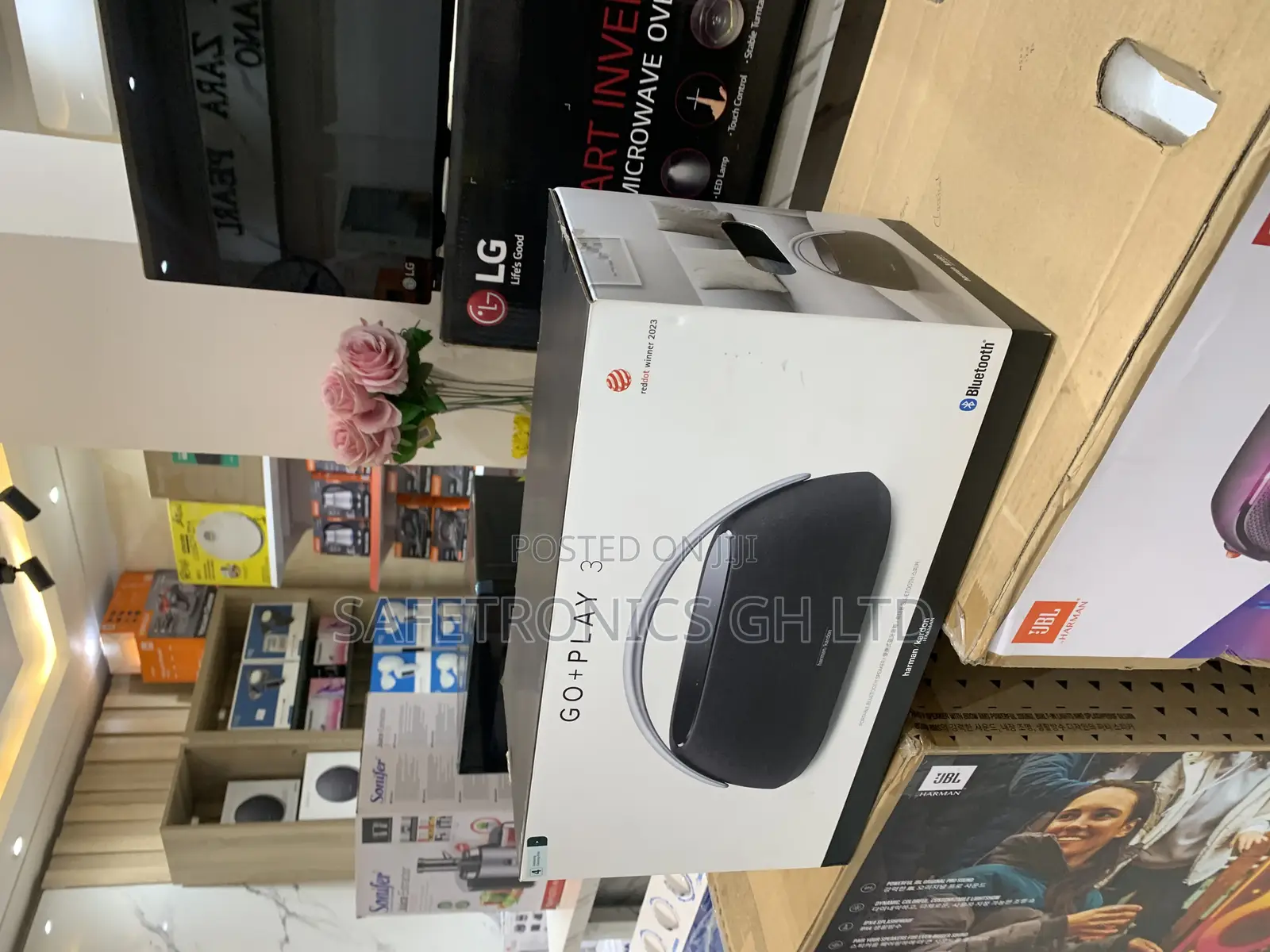Lastest Black Bluetooth Harman Kardon Go + Play 3 Speaker