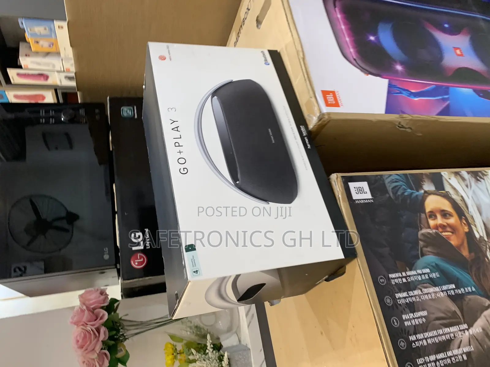 Affordable Bluetooth Harman Kardon Black Go + Play 3 Spearker