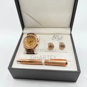 Luxury Men’S Gift Set – Watch, Cufflinks Pen