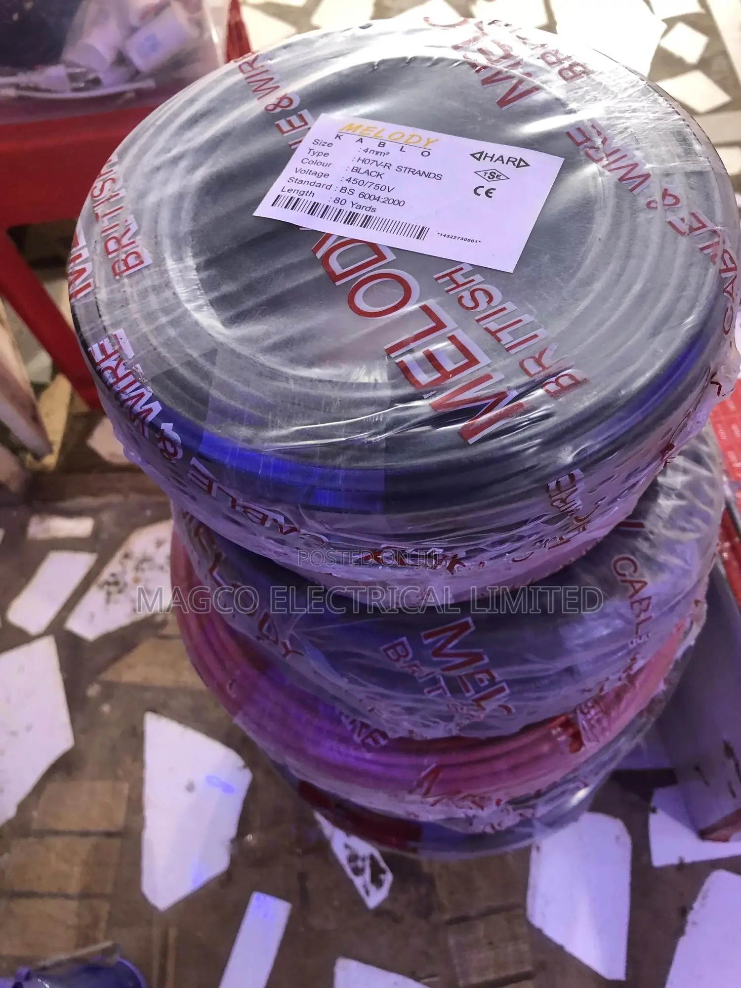 Cable 4mm British
