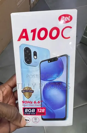 New Itel A100C 128 GB Black