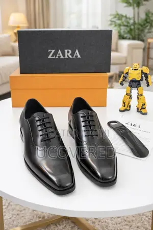 Zara Laced High Quality Executive Leather Shoe