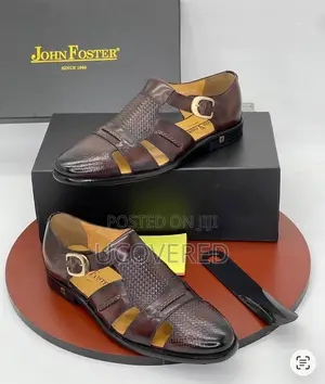John Foster High Quality Leather Shoe Sandal