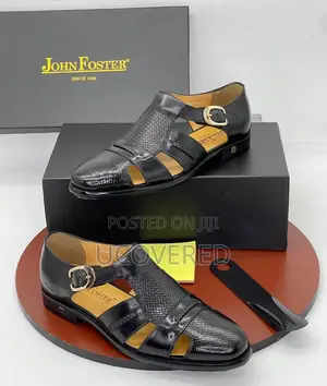 John Foster High Quality Leather Shoe Sandal