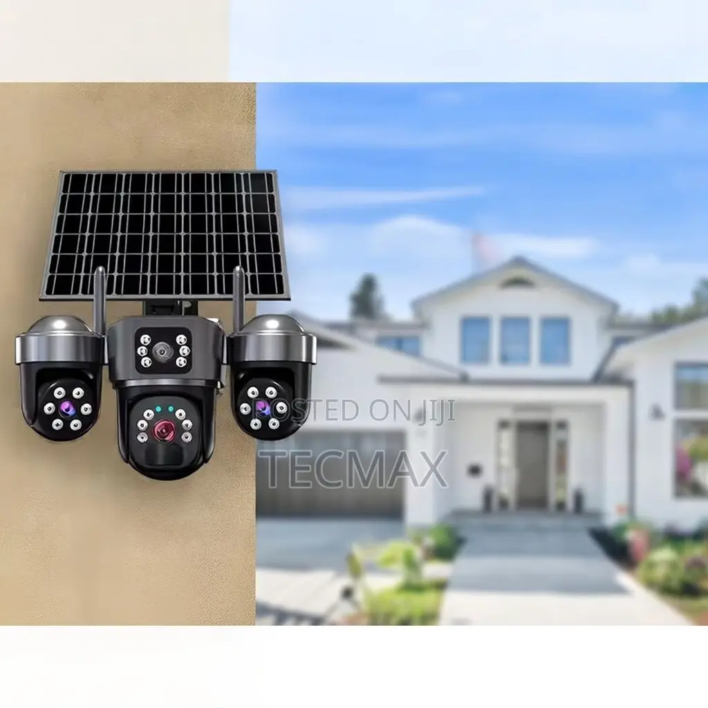 3 Lens 4g Camera Solar